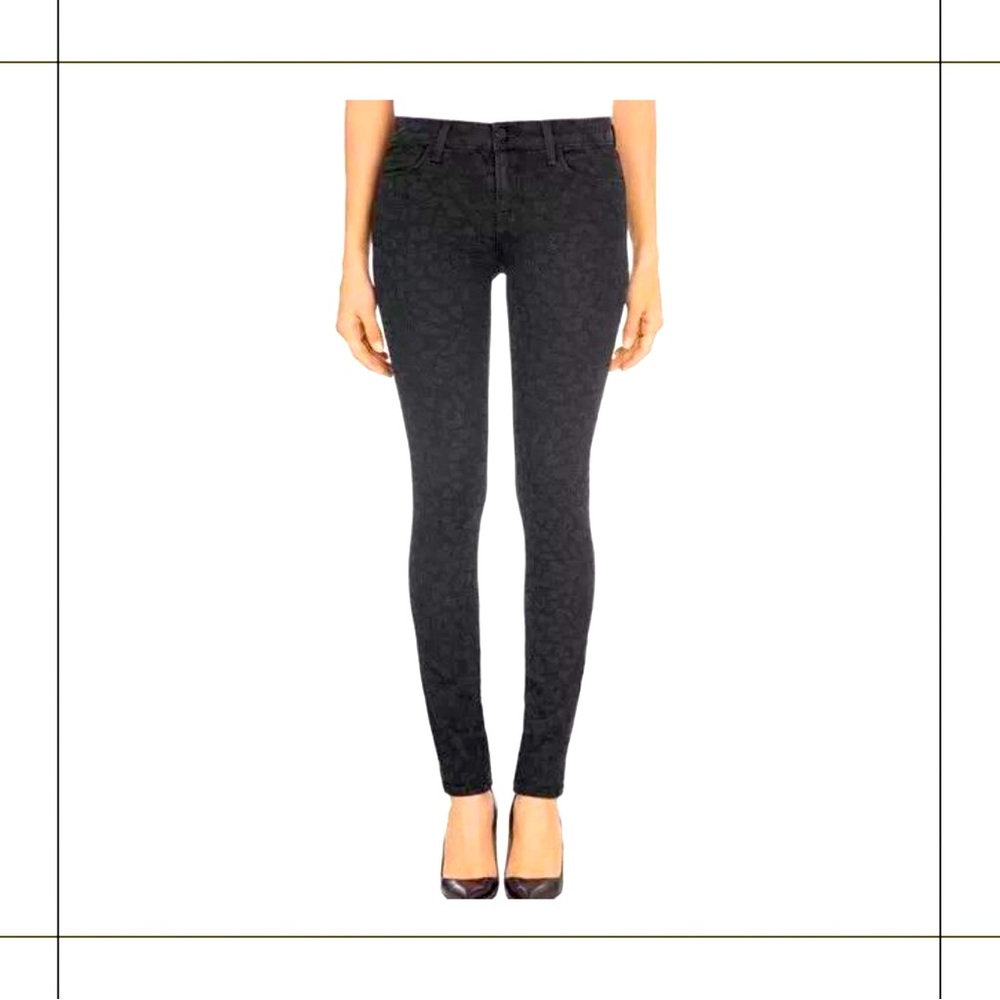J Brand leopard skinny jeans 🐆